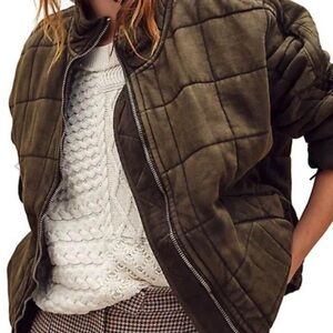 Free People Dolman Quilted Jacket